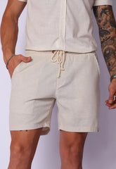 Shorts de Linho Masculino - CW STORE