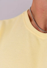 Camiseta Masculina Tricot Amarela CW STORE