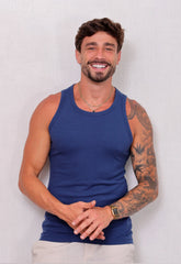 Camiseta Regata Americana Masculina Azul CW STORE