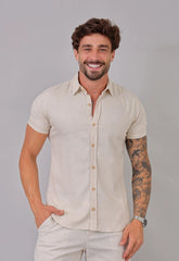 Camisa Masculina Linho com Viscose CW STORE