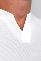 Camiseta Tricot Italiana Branca CW STORE