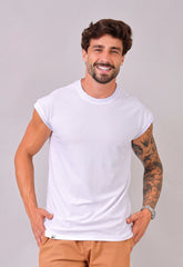 Camiseta Regata Machão Masculina Branca CW STORE