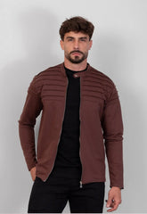 Jaqueta Masculina Moletinho Marrom CW STORE