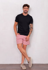 Camiseta Masculina Tricot Ponto Fino Preta CW STORE