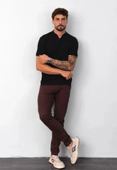 Camiseta Tricot Italiana Preta CW STORE