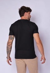 Camiseta Masculina Tricot Preta - CW STORE