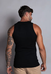 Camiseta Regata Americana Masculina Preta - CW STORE