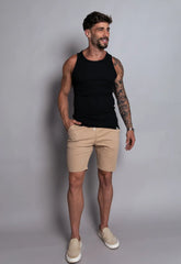 Camiseta Regata Americana Masculina Preta - CW STORE