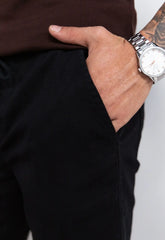 Bermuda de Sarja Masculina Preta - CW STORE