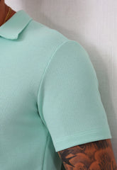 Camisa Polo Italiana Tricot Verde Claro CW STORE