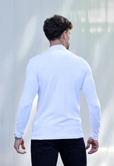 Camiseta Masculina Manga Longa Gola Média Bege (cópia) CW STORE