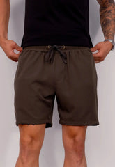 Shorts Masculino Microfibra Verde Escuro | CW Store