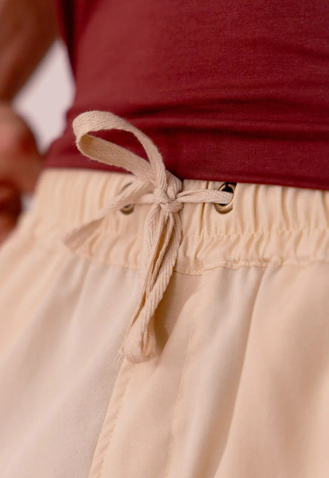 Shorts Masculino Microfibra Bege CW STORE