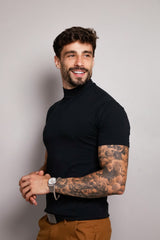 CAMISETA GOLA ALTA SUPER STRETCH