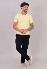 Camiseta Masculina Tricot Amarela CW STORE
