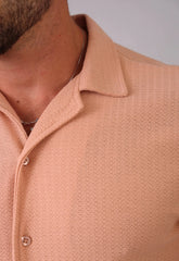 Camisa Masculina Tricot Bege CW STORE