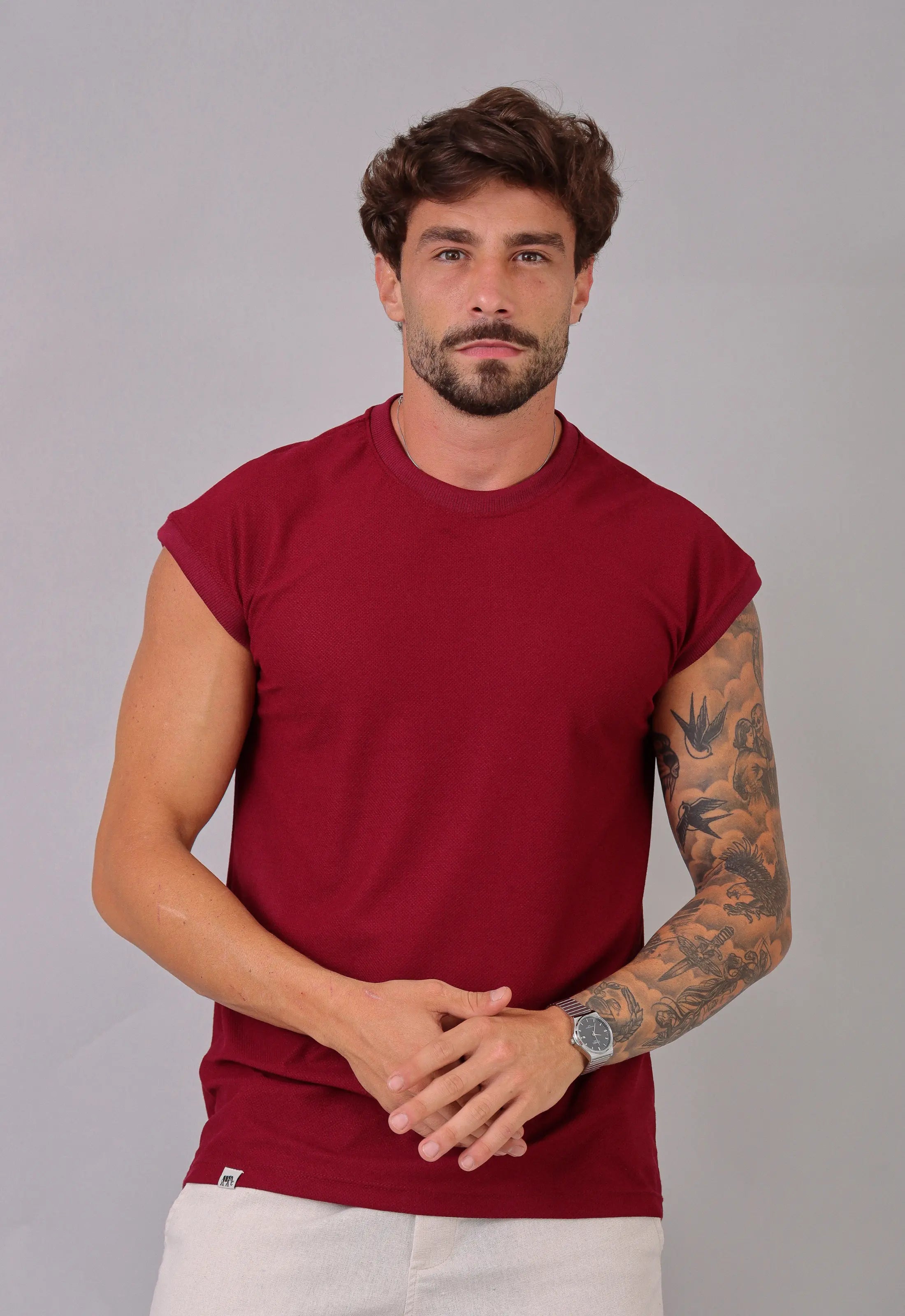 Camiseta Regata Machão Masculina Bordo CW STORE