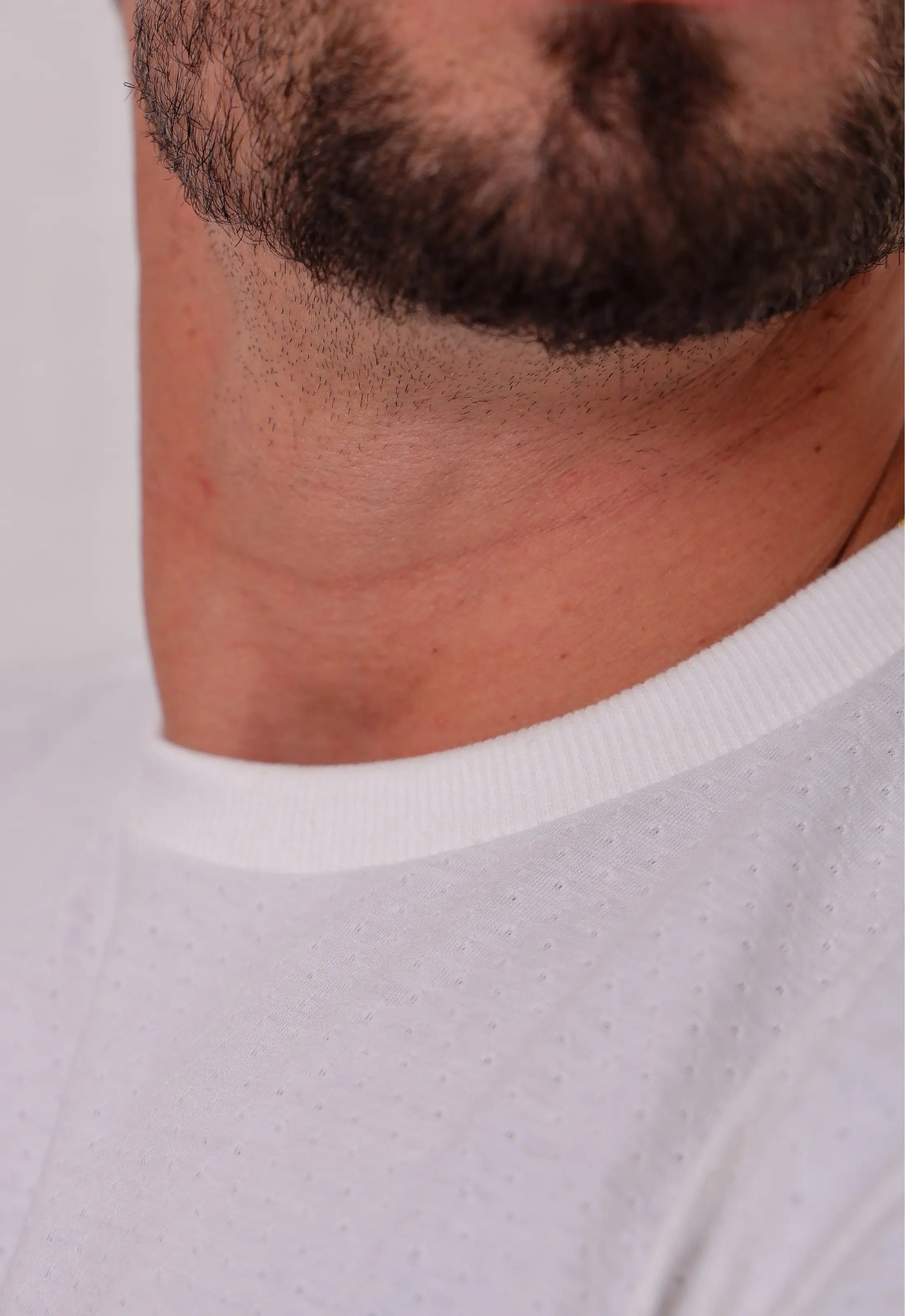 Camiseta Masculina Tricot Ponto Fino Branca CW STORE