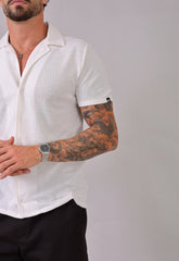 Camisa Masculina Tricot Branca CW STORE