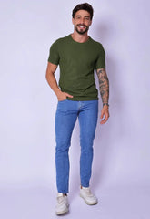 Camiseta Masculina Tricot Verde - CW STORE