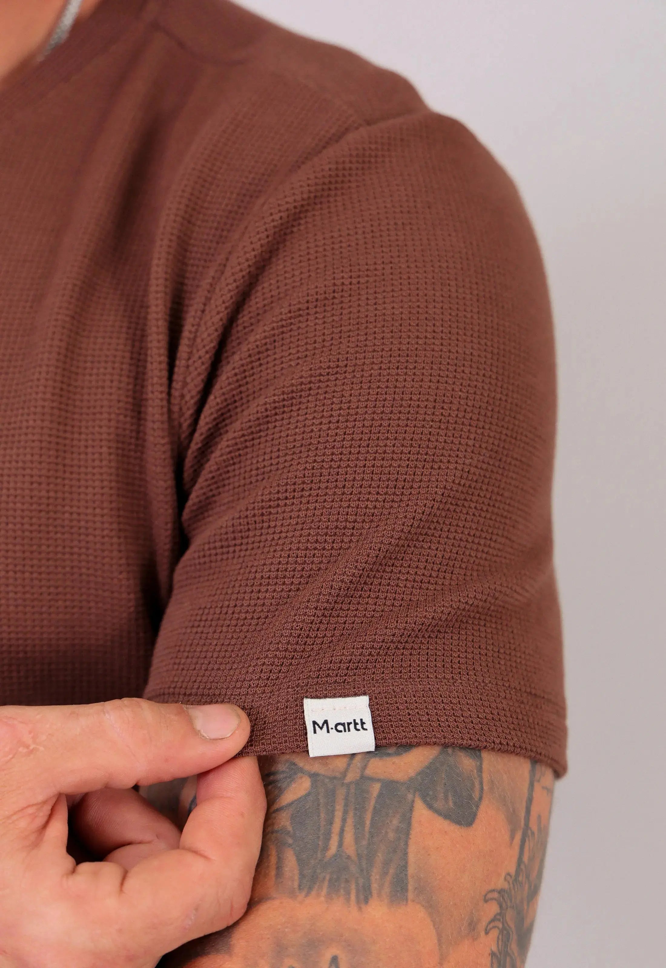 Camiseta Masculina Tricot Marrom Café CW STORE