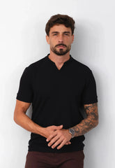 Camiseta Tricot Italiana Preta CW STORE