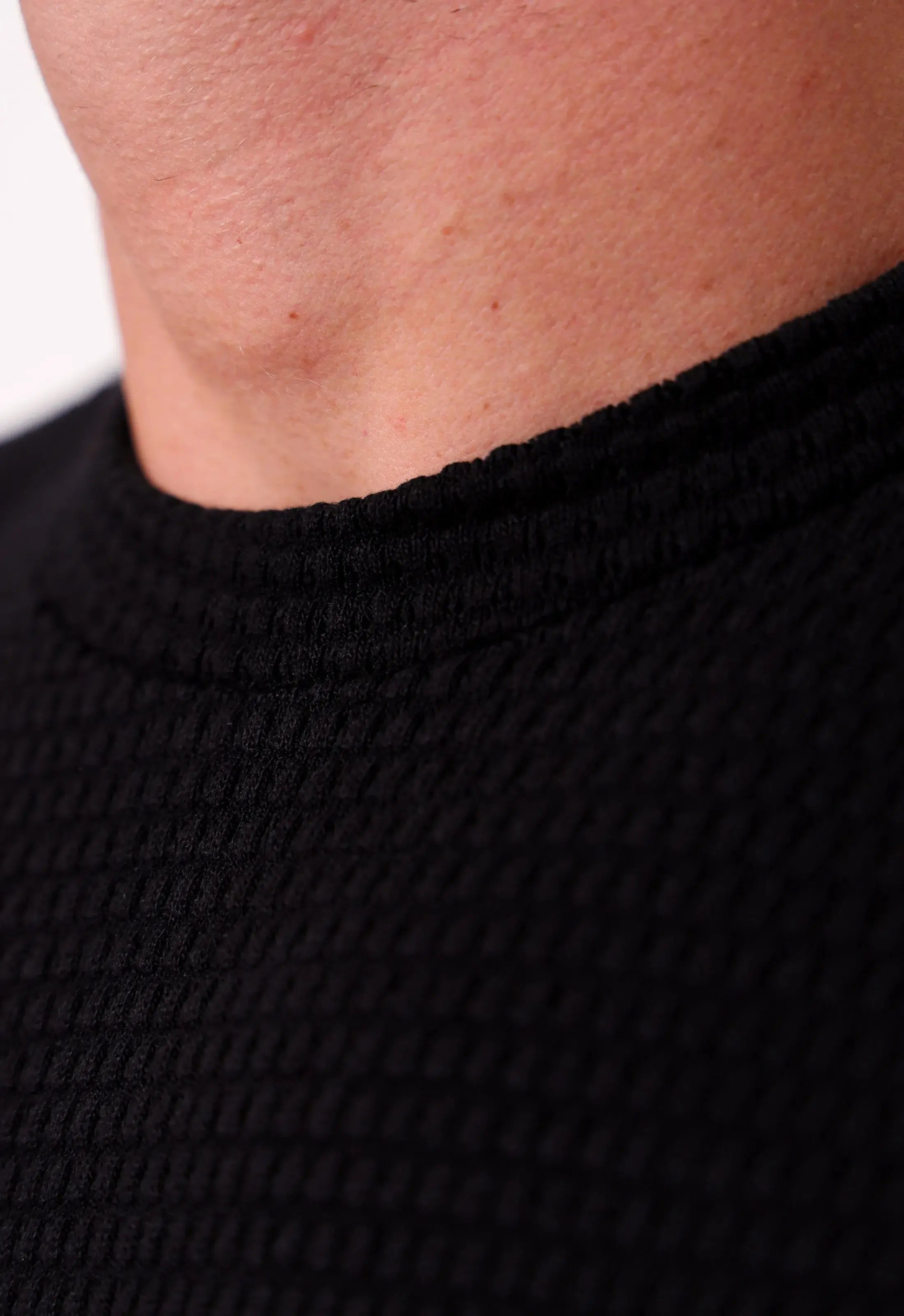 Camiseta Masculina Tricot Touch Slim Preto CW STORE
