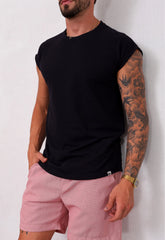 Camiseta Regata Tricot Preta CW STORE