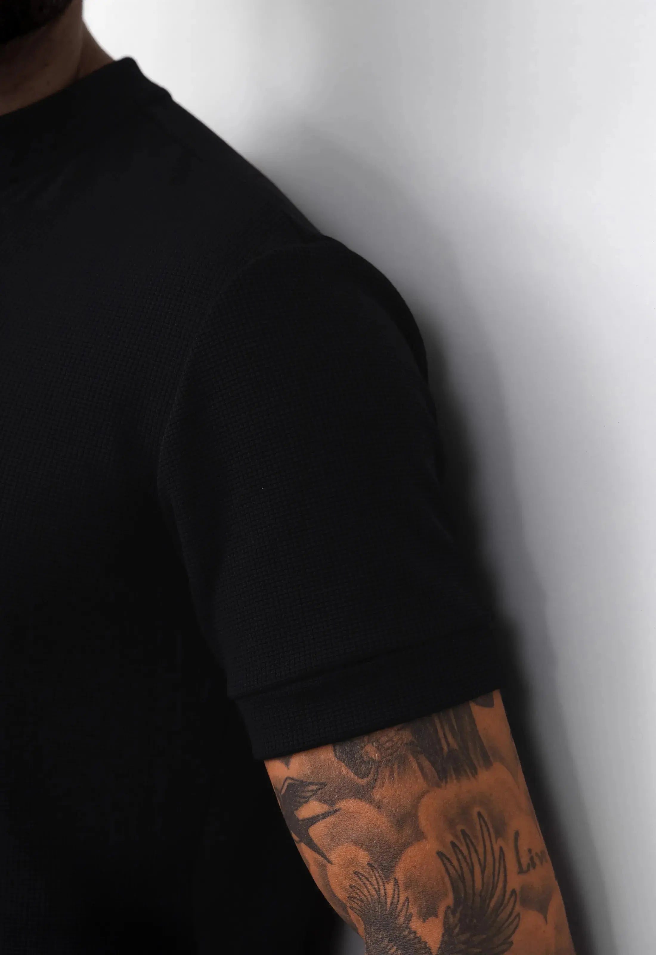 Camiseta Tricot Italiana Preta CW STORE