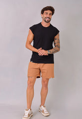 Camiseta Regata Machão Masculina Preta CW STORE