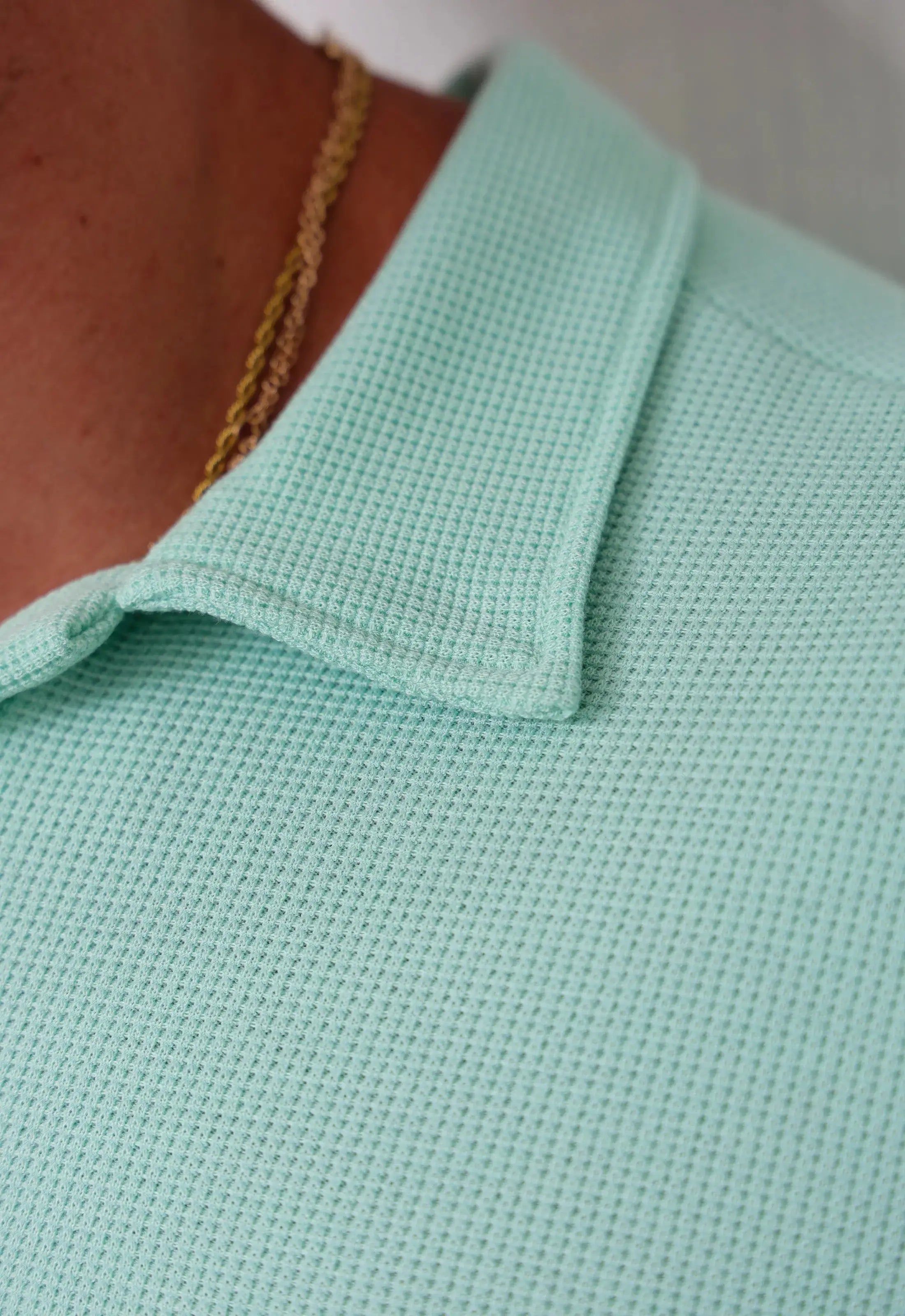 Camisa Polo Italiana Tricot Masculina Verde Claro – peça versátil do casual ao social | CW Store