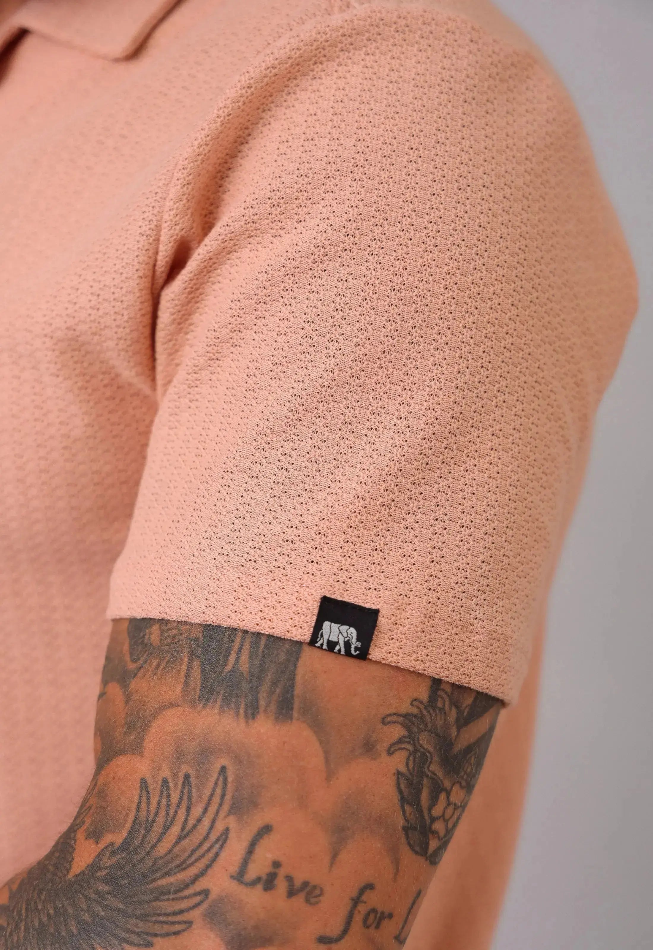 Camisa Masculina Tricot Bege – versátil do casual ao social | CW Store