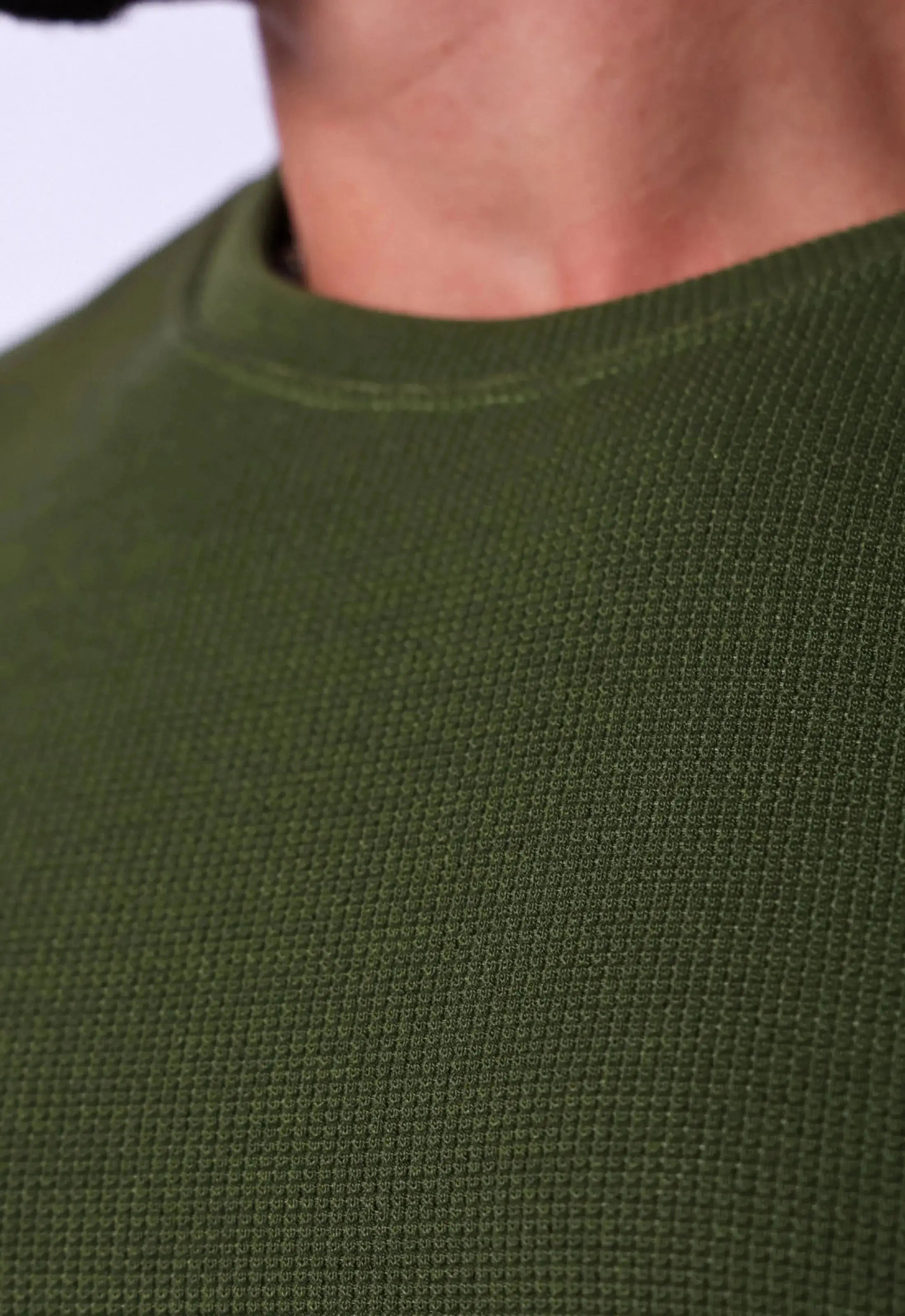 Camiseta Masculina Tricot Verde – toque macio e caimento ajustado | CW Store