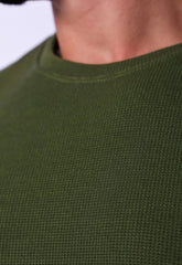Camiseta Masculina Tricot Verde – toque macio e caimento ajustado | CW Store