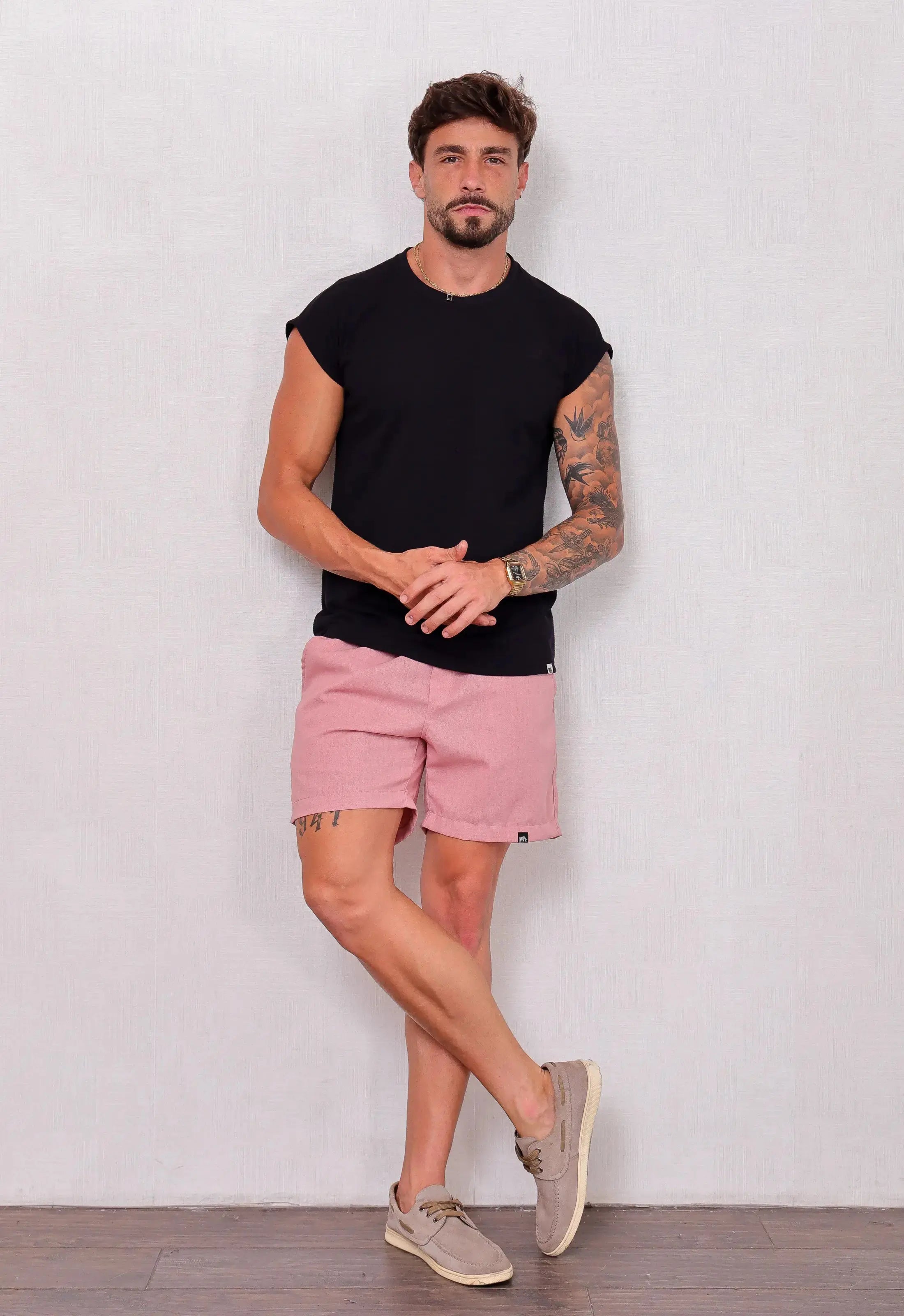 Camiseta Regata Tricot Masculina Preta – estilo despojado e moderno | CW Store