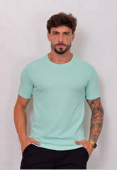 Camiseta Masculina Tricot Verde Claro | CW Store